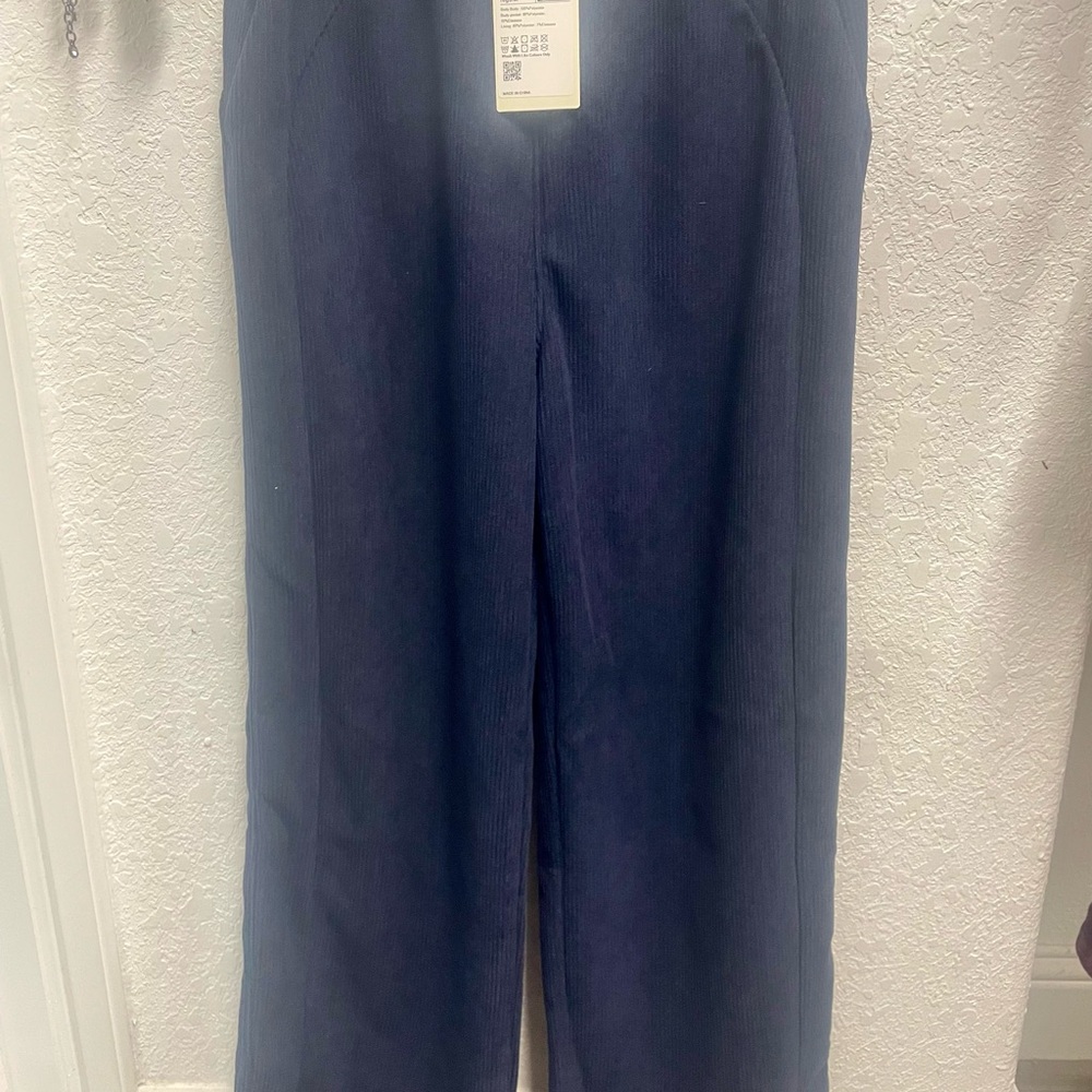 NWT halara navy lounge pants size small
